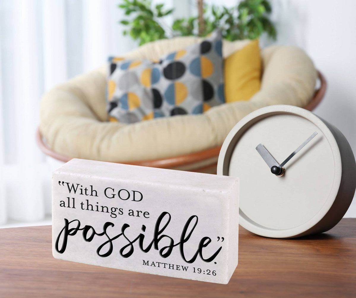 Cast Stone With God All Things
