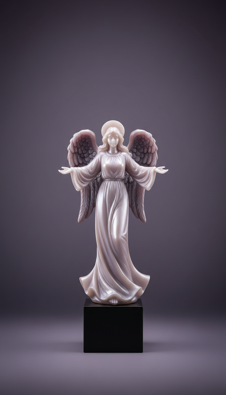 Celestial angel resin figurine