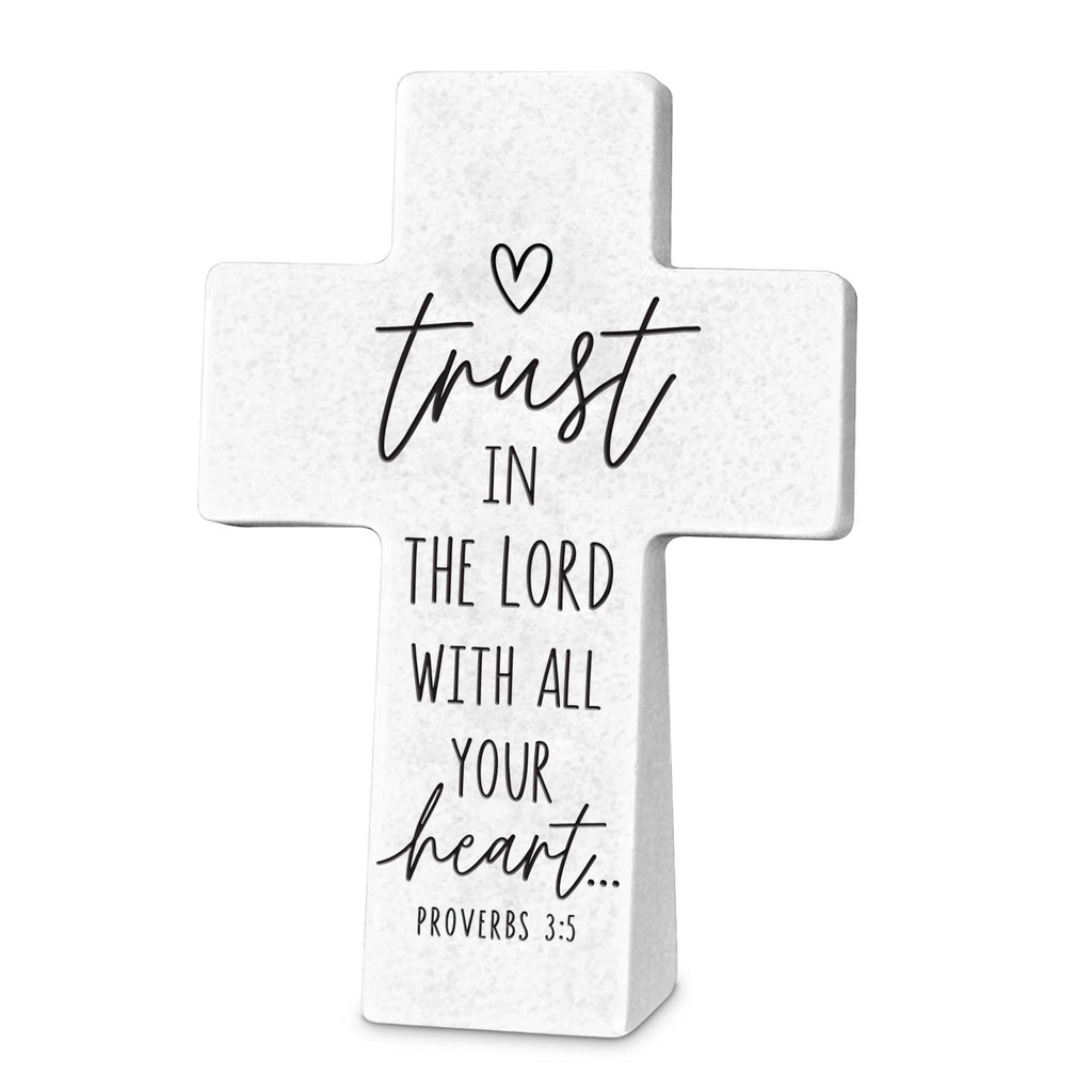Tabletop Cross Trust Resin Wedge-Base