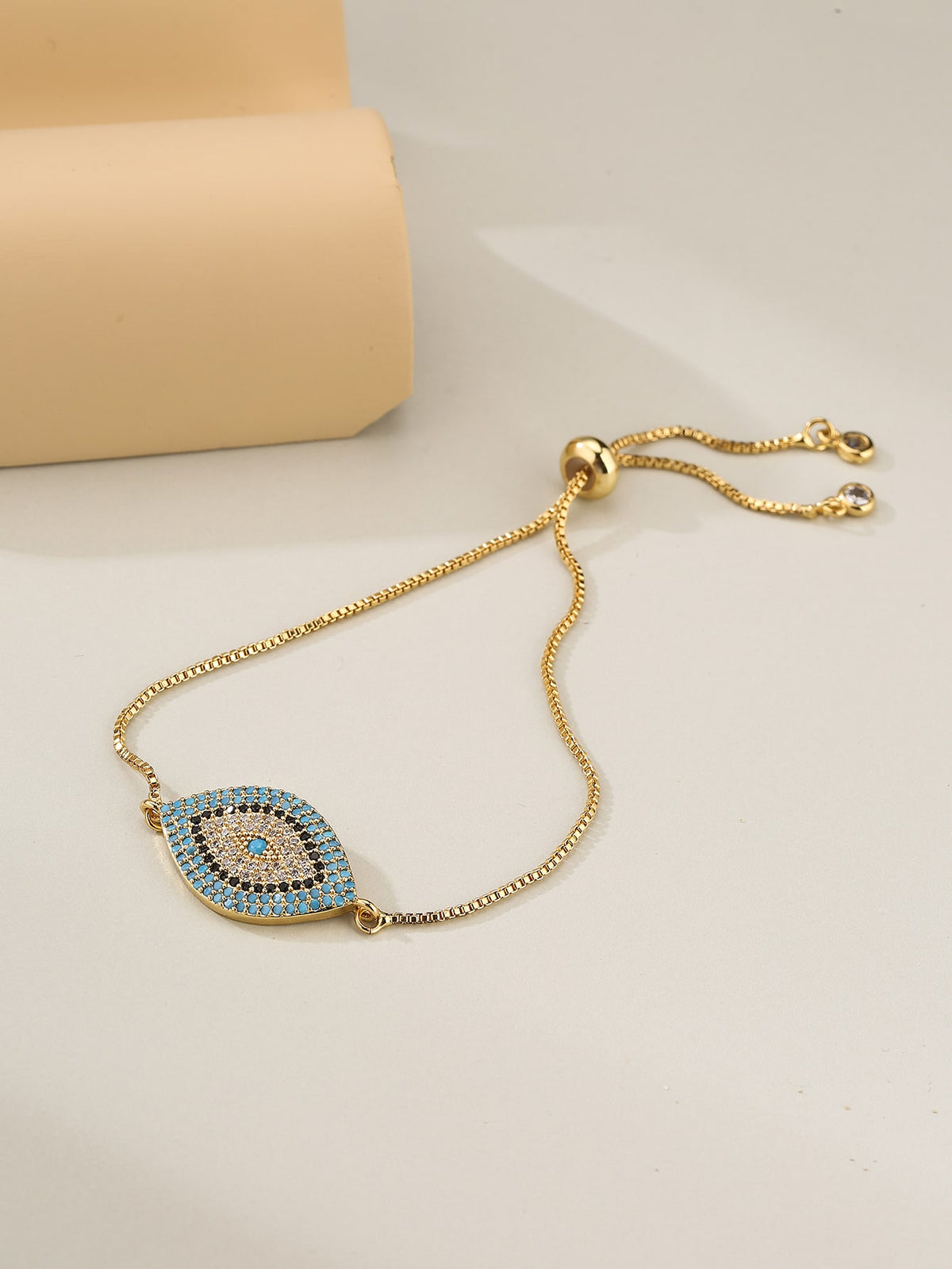 Women's Cubic Zirconia Eye Decor Bracelet