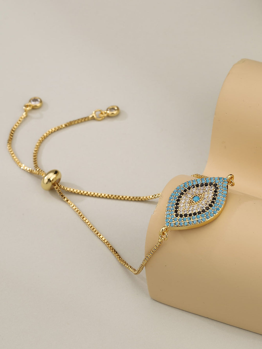 Women's Cubic Zirconia Eye Decor Bracelet