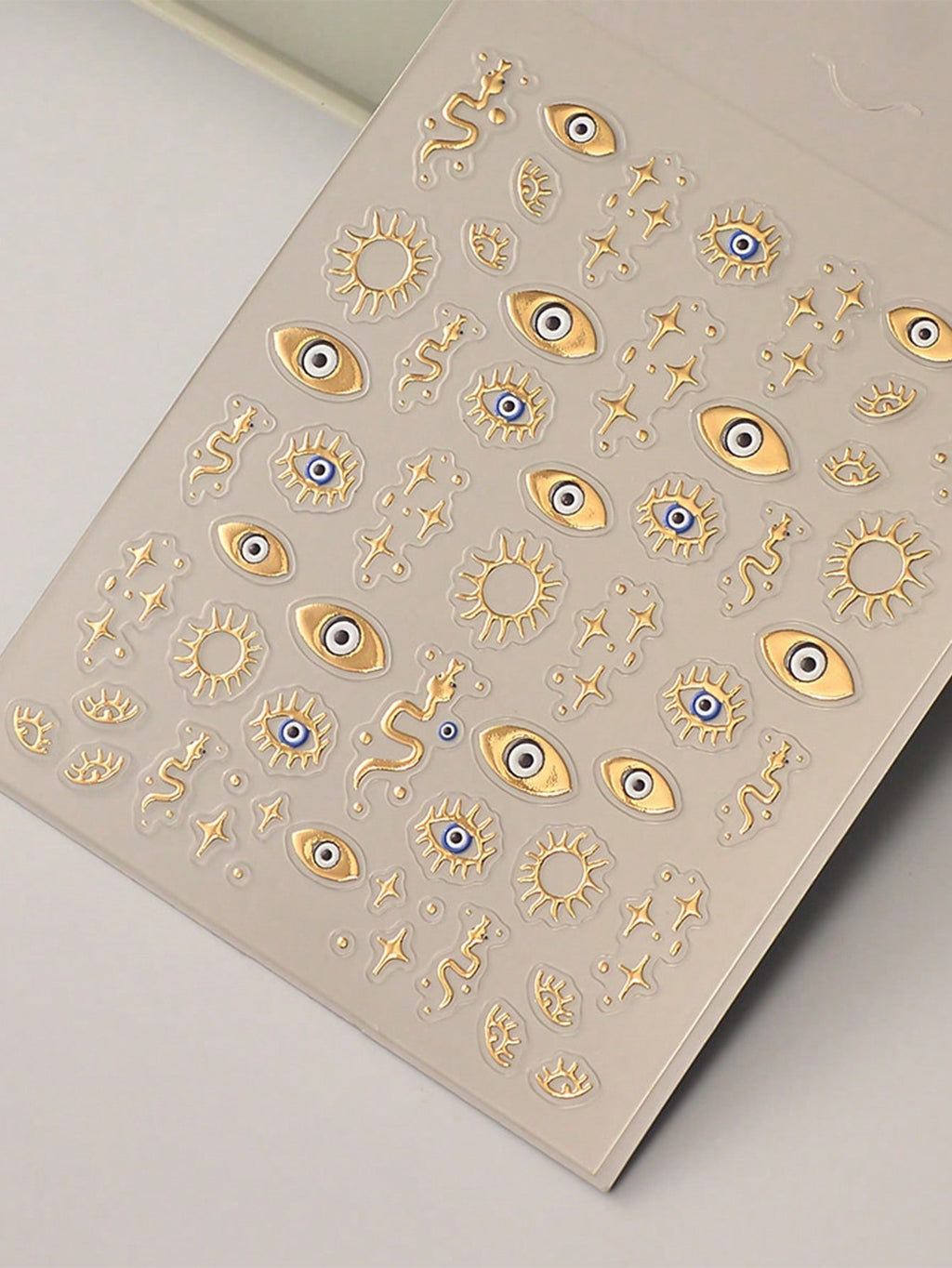 5D Star Eyes Snake Totem Nail Art Stickers