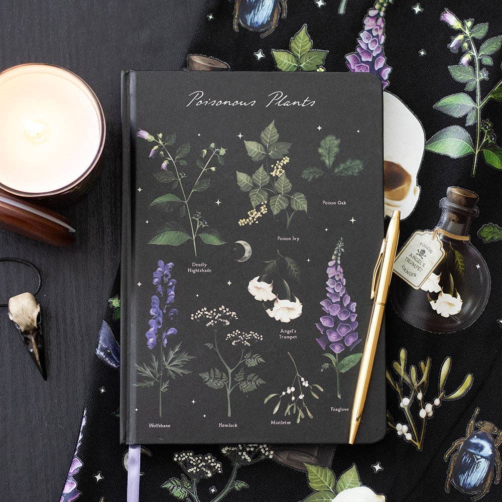 Poisonous Plants Gothic Botanical A5 Notebook
