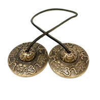 Regular Tingsha (5 metals) - Medium (Mixed Designs)