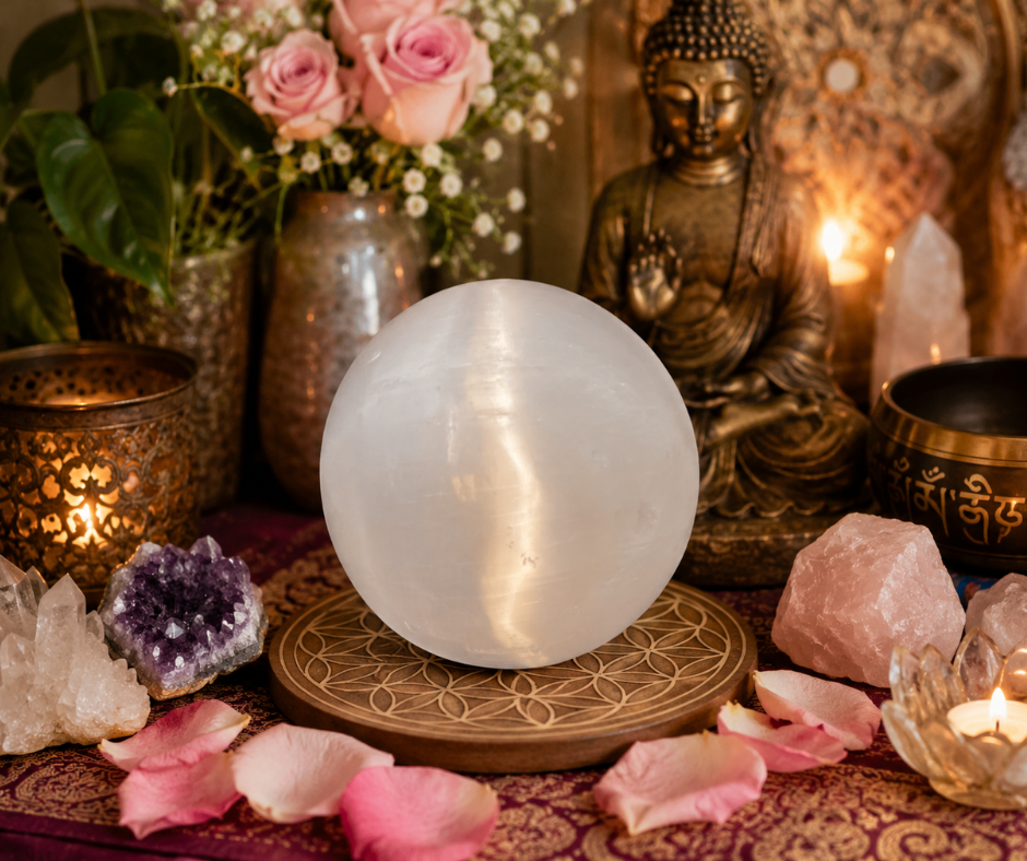 Selenite Sphere