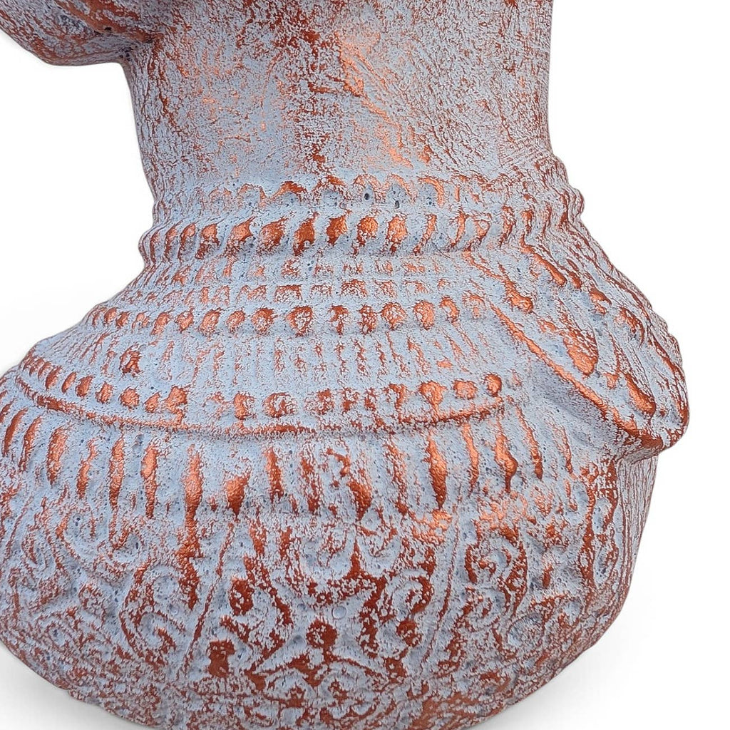 Hand-Carved Stone Tara Statue 16" High