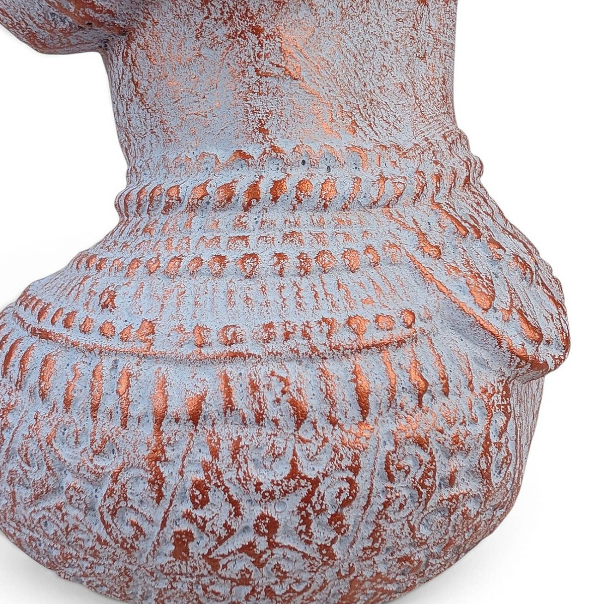 Hand-Carved Stone Tara Statue 16" High