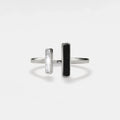Mother Of Pearl Agate Statement Ring in 925 Sterling Silver