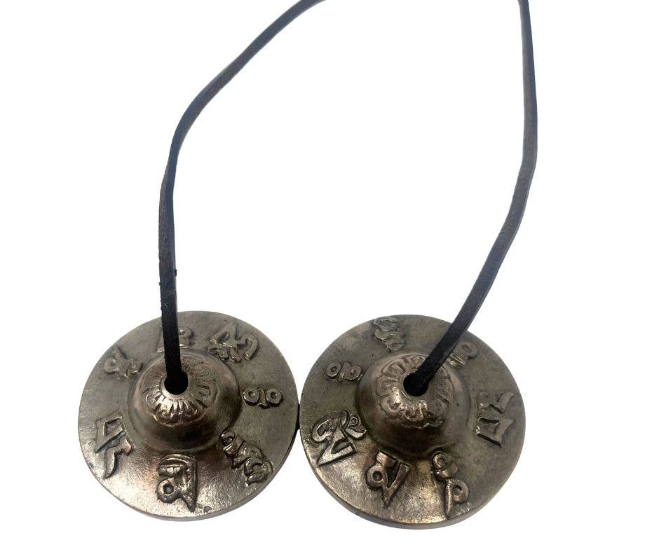 Regular Tingsha (5 metals) - Medium (Mixed Designs)