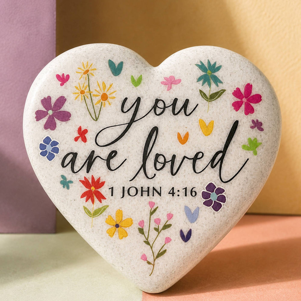 Stone Heart Floral You Are Love