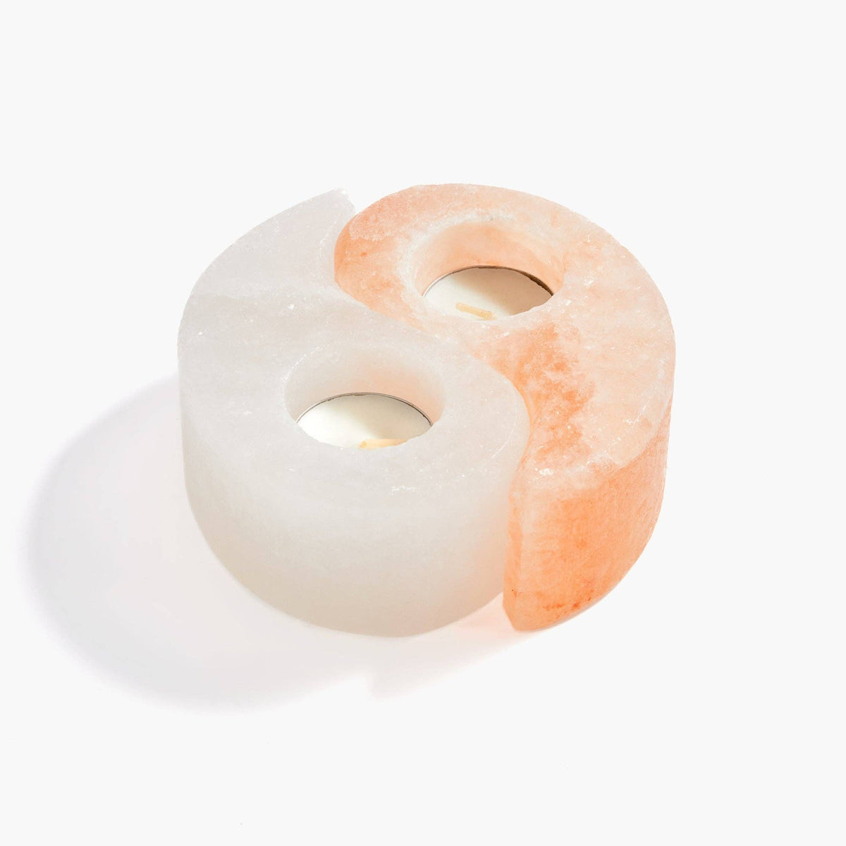 Myga Himalayan Salt Tealight Holder - Yin Yang