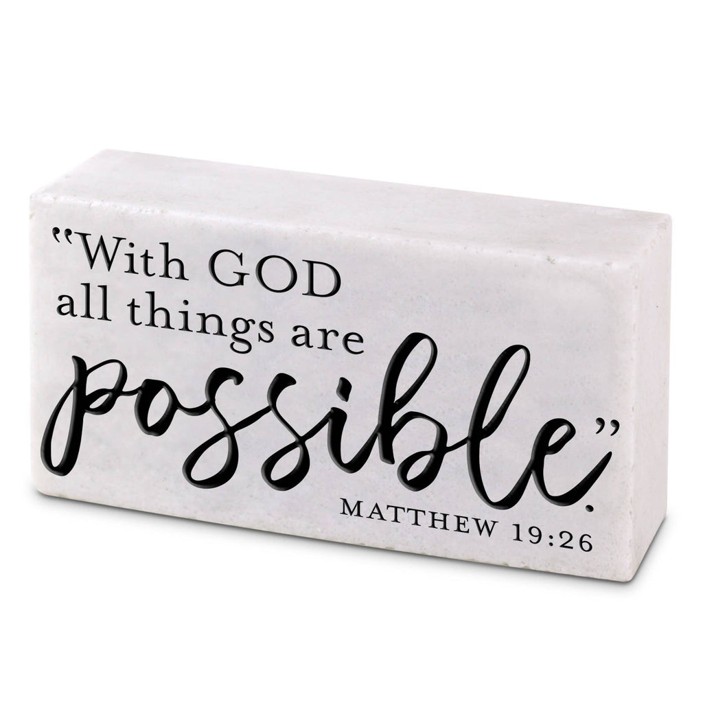 Cast Stone With God All Things