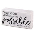 Cast Stone With God All Things