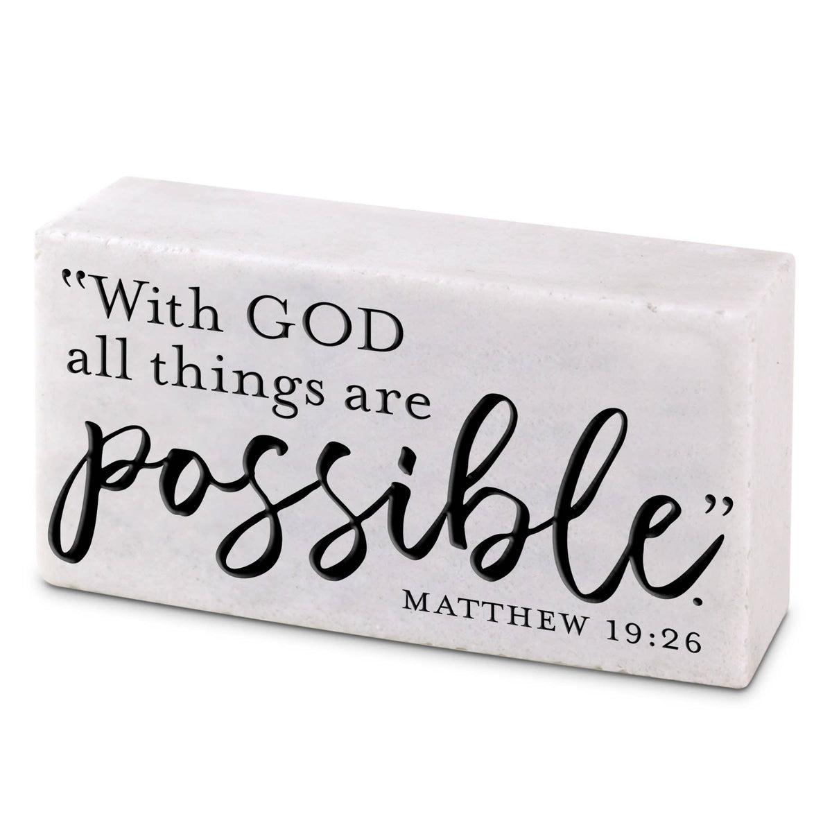 Cast Stone With God All Things