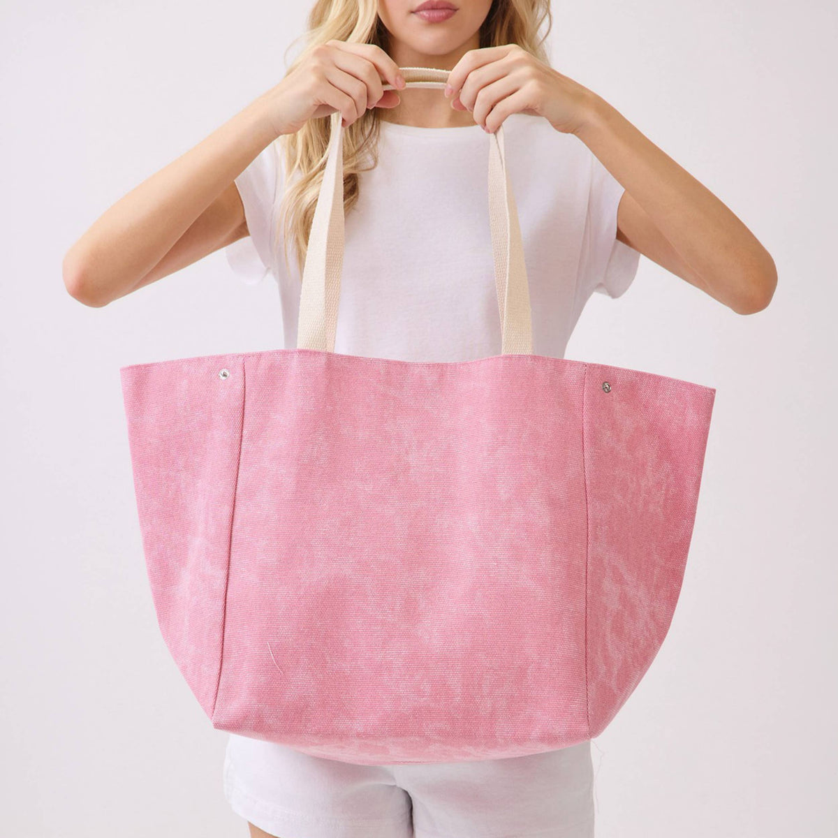 Shoulder & Bucket Style LOVE YOURSELF Canvas Bag