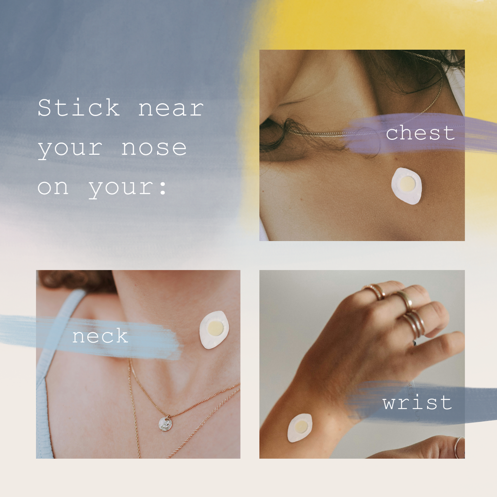 LAVENDER Relaxing Aroma Patches for aromatherapy