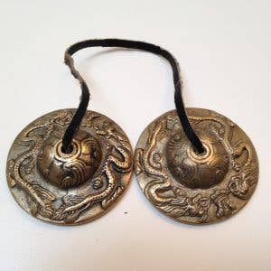 Regular Tingsha (5 metals) - Medium (Mixed Designs)