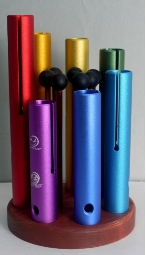 Tuning Forks Tube (Wawa) - 7 PC. Set with Base