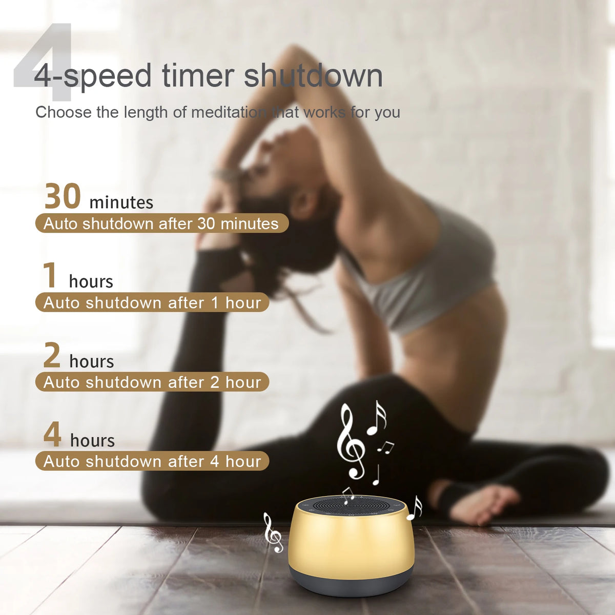 Portable Tibetan Meditation Singing Bowl Sound Machine B3
