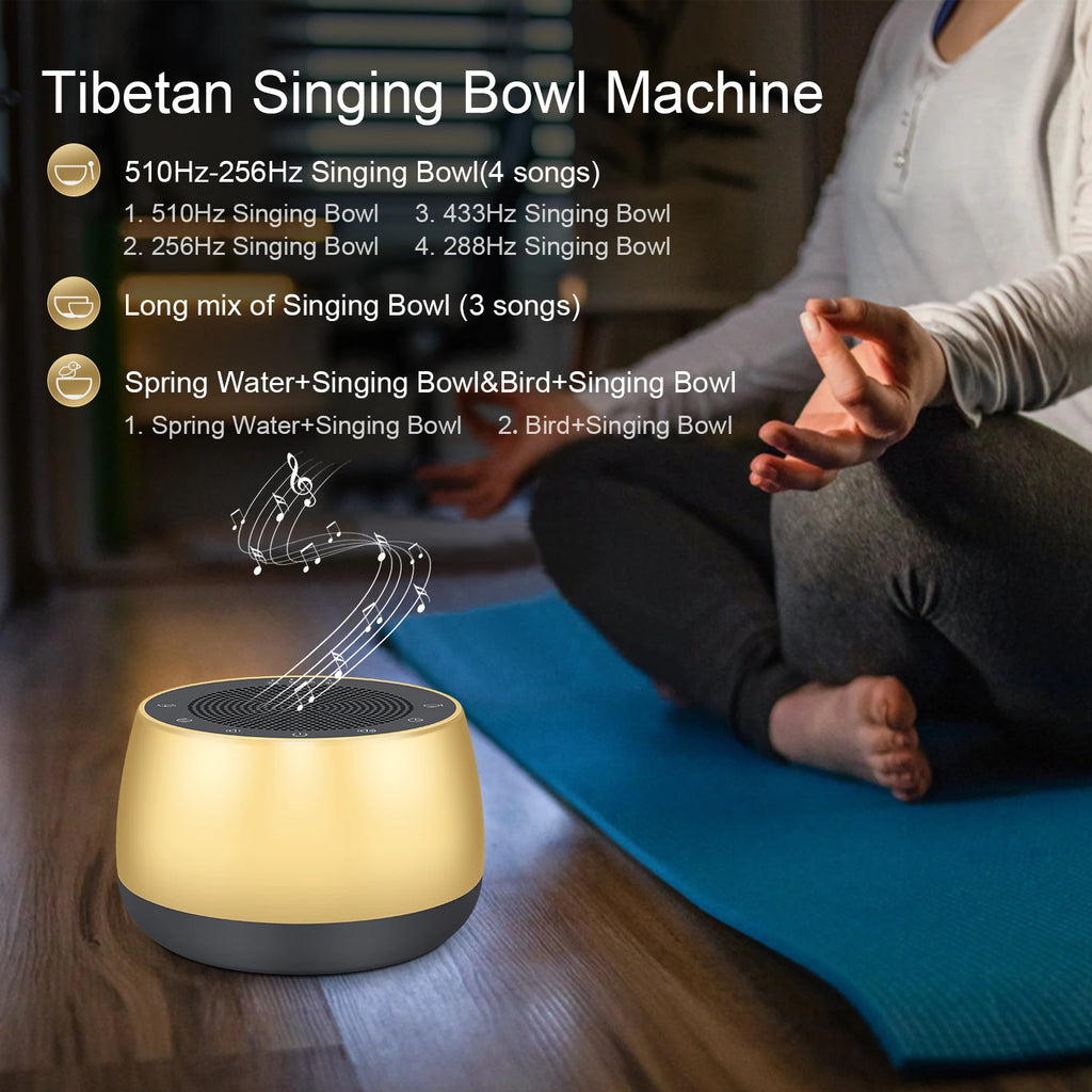 Portable Tibetan Meditation Singing Bowl Sound Machine B3
