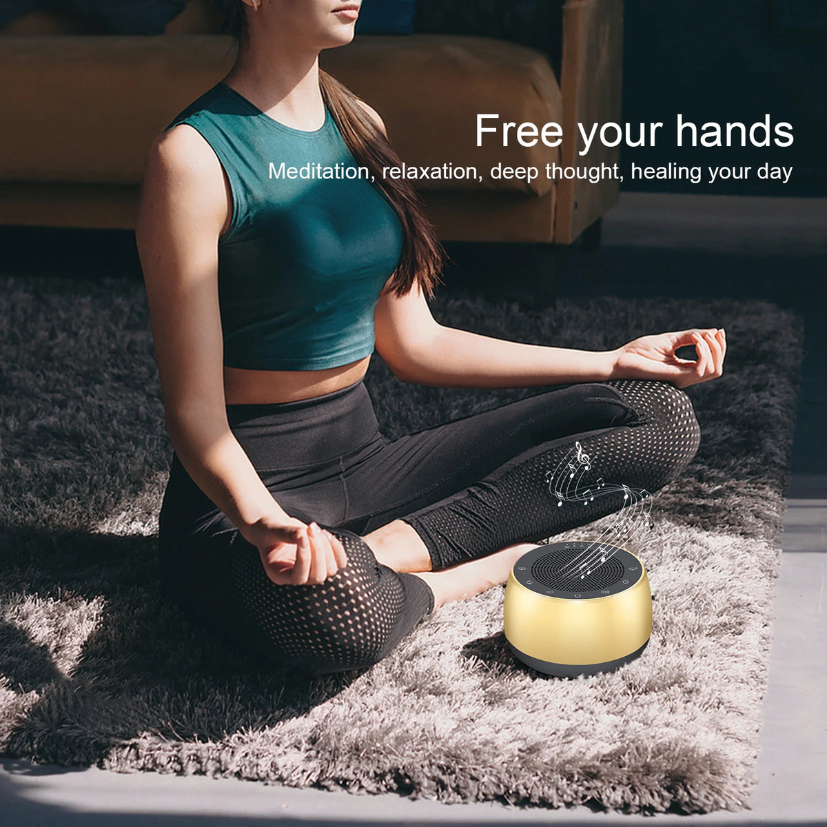Portable Tibetan Meditation Singing Bowl Sound Machine B3