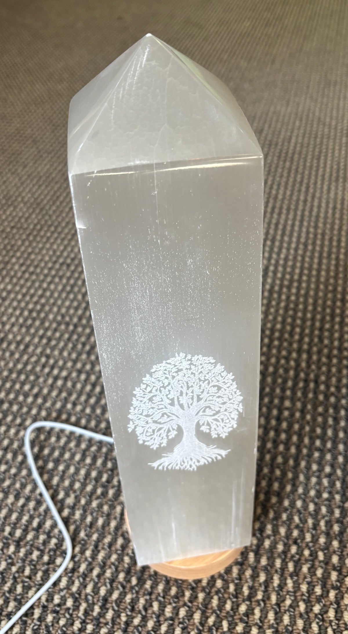 Selenite Lamps
