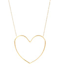 Fineline Big Heart Necklace 