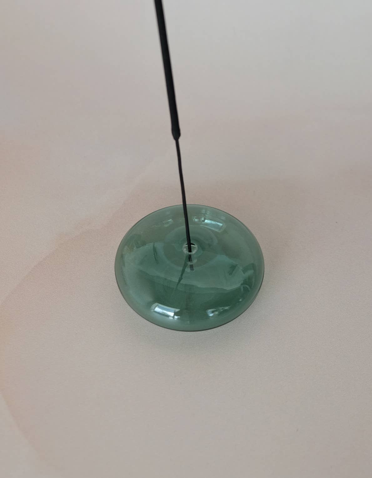 Glass Bubble Incense Holder