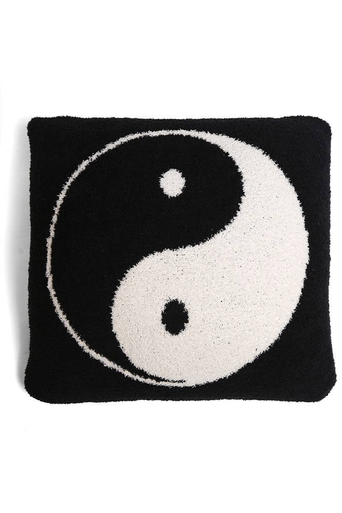 Yin Yang Pattern Cushion Cover