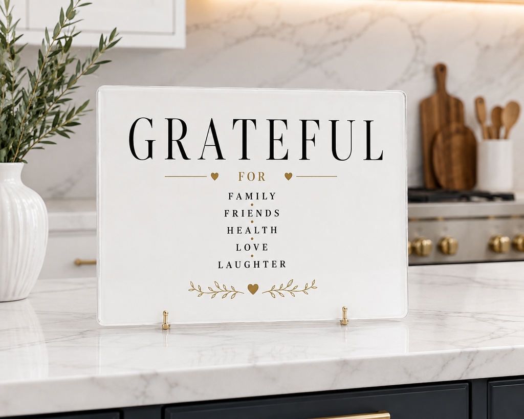 Grateful Cutting Board Serving Platter
