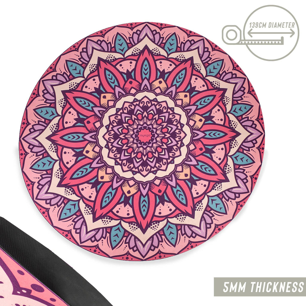 Round Yoga Mat 139cm Diameter