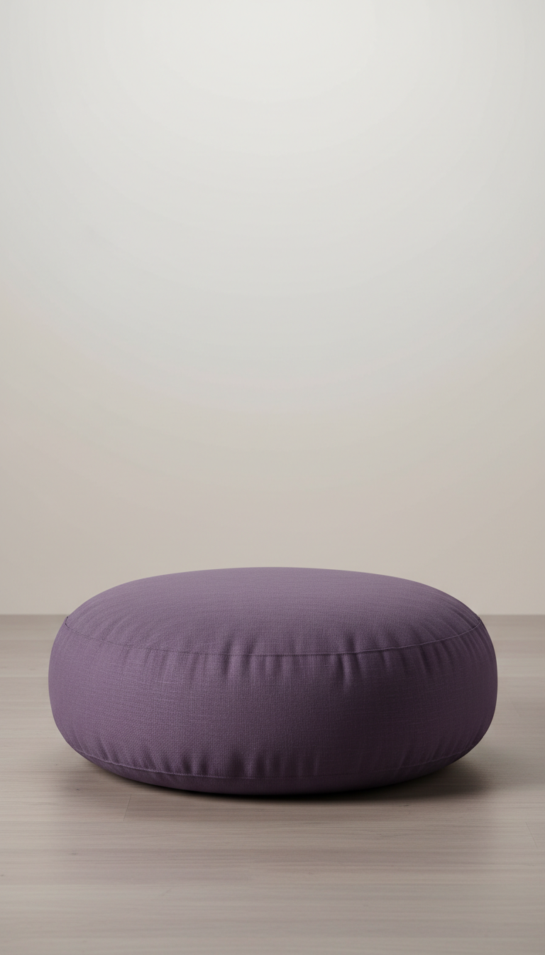 Lavender glow meditation cushion