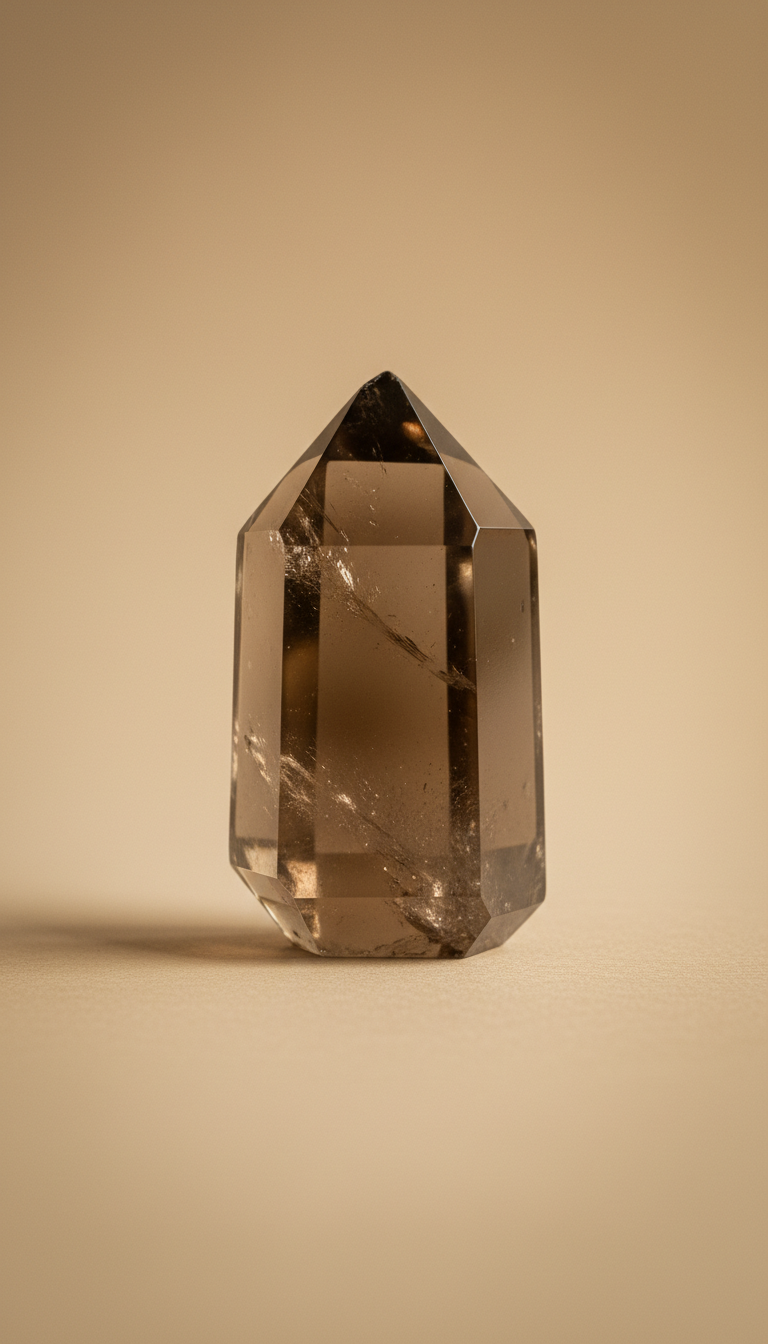 Smoky quartz protection crystal