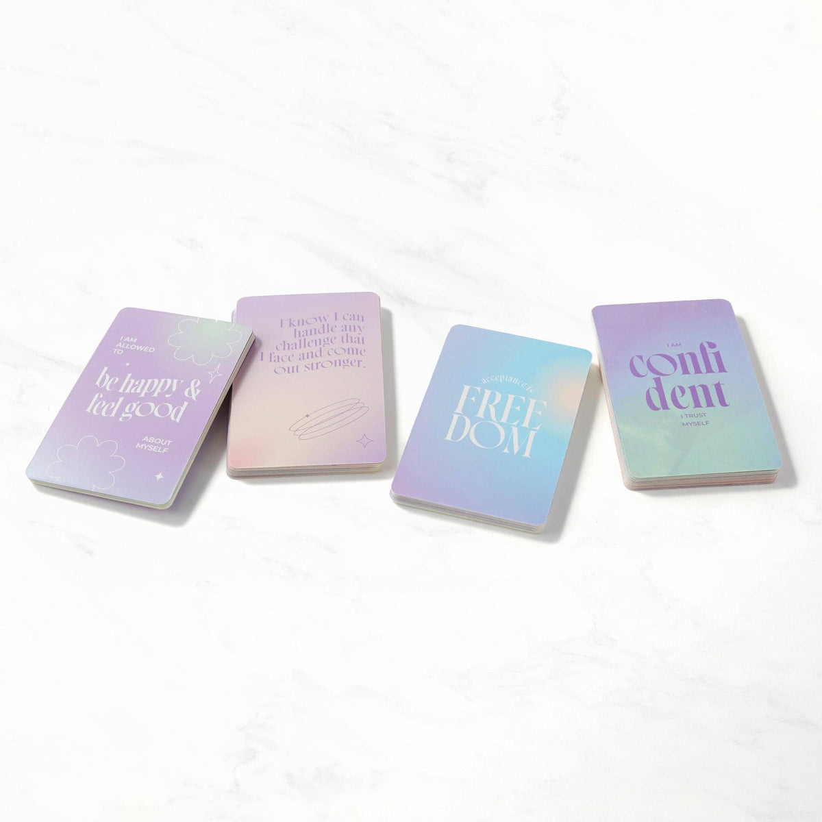 Myga Teenager Affirmation Cards – 60 Positive Mindset Cards for Teens