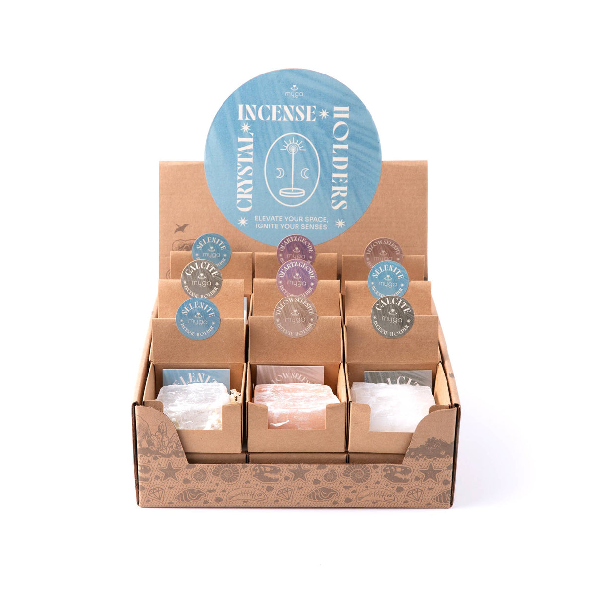 Crystal Incense Holders