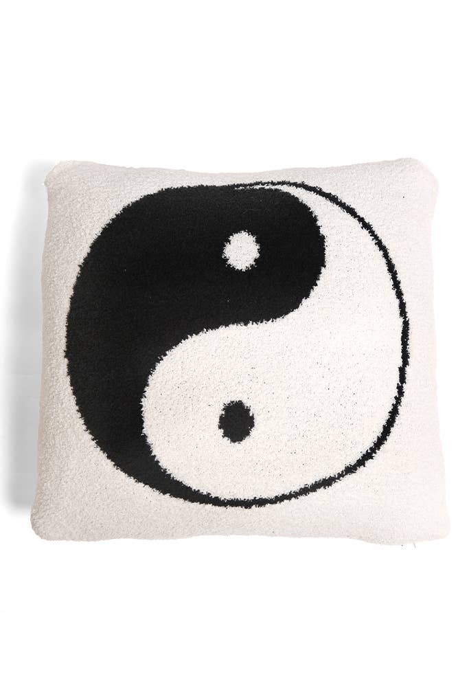 Yin Yang Pattern Cushion Cover