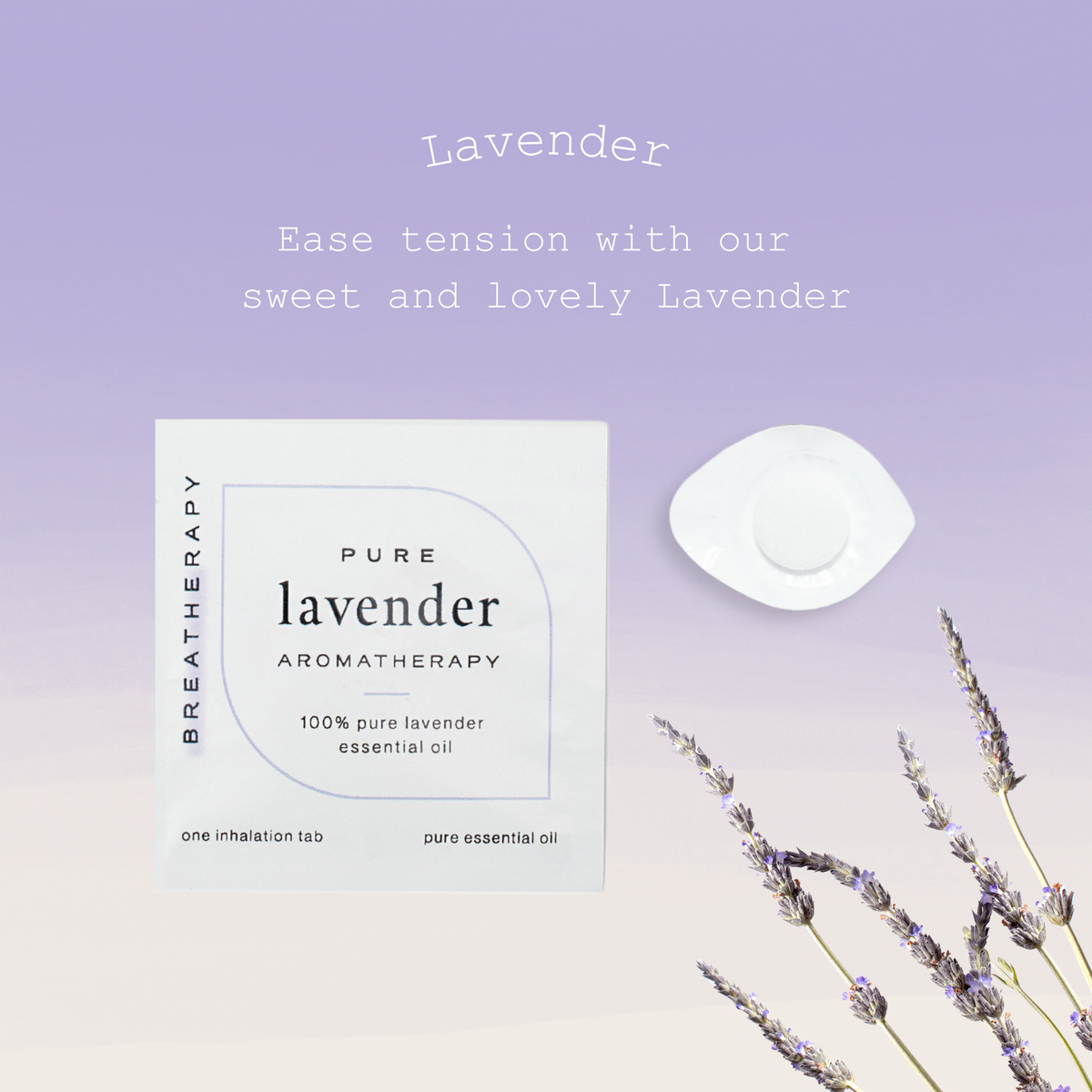 LAVENDER Relaxing Aroma Patches for aromatherapy