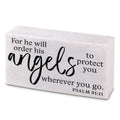 Cast Stone He Will Order Angels
