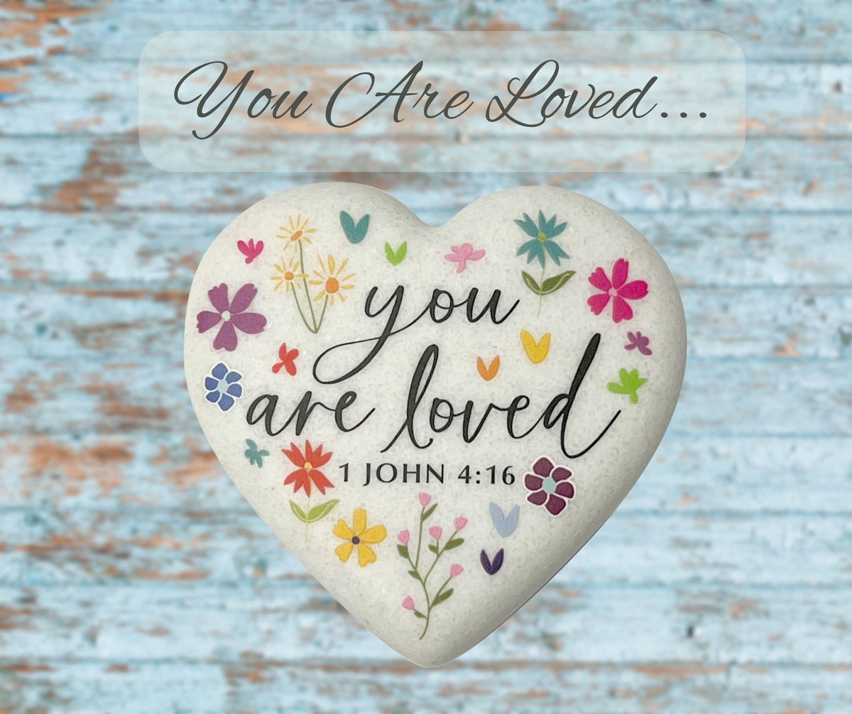 Stone Heart Floral You Are Love